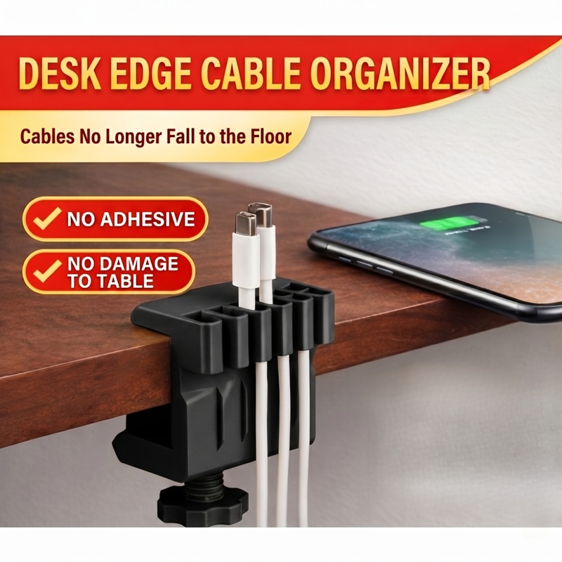 Office Furniture Design - 3 clip organizer per cavi da