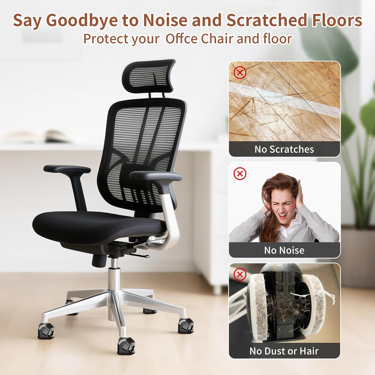 5 Pezzi Protezioni per Gambe d - Office Furniture Heaven recensione e prezzo