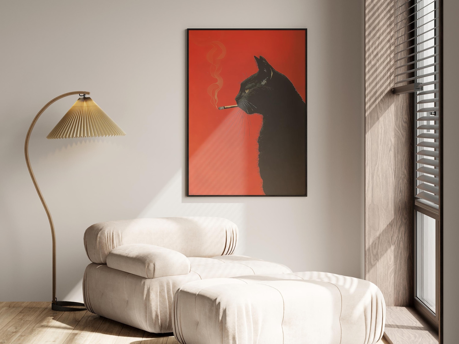 Stampa su tela vintage con gat - Office Furniture Design recensione e prezzo